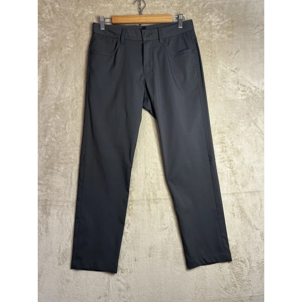 Tommy‎ Bahama Boracay 5-Pocket Pants Mens Grey Straight Leg Casual Trousers